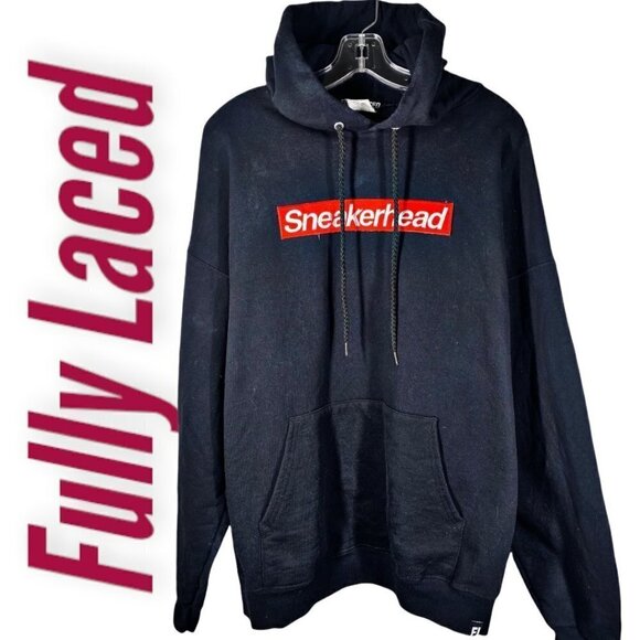 FULLY LACED Sneakerhead Logo Pullover Hoodie, Size XL - Picture 3 of 7